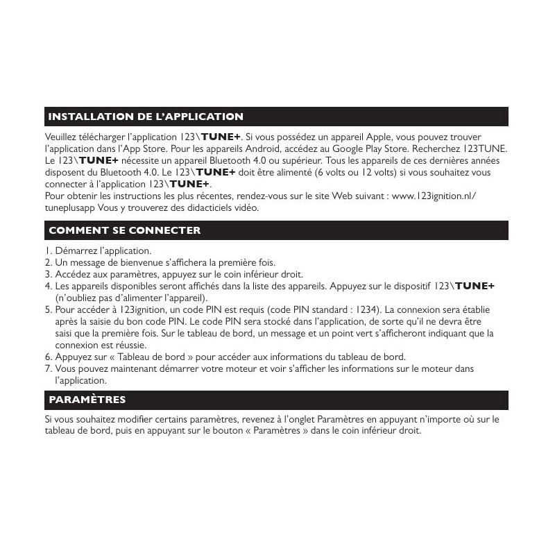 Distributeur électroinique 123 Ignition