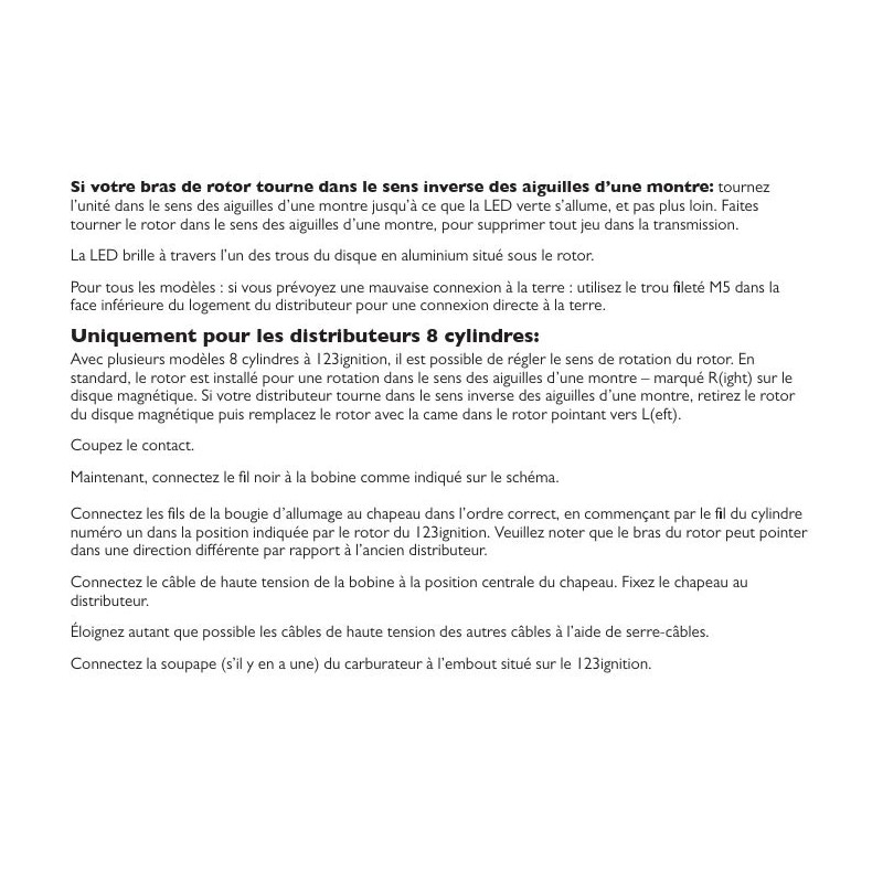 Distributeur électroinique 123 Ignition