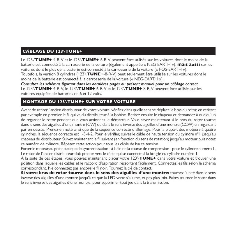 123 Ignition distributors