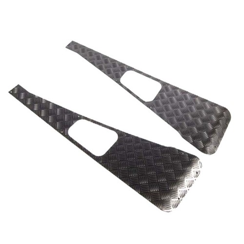 Front wing protector 3mm - Black - Def