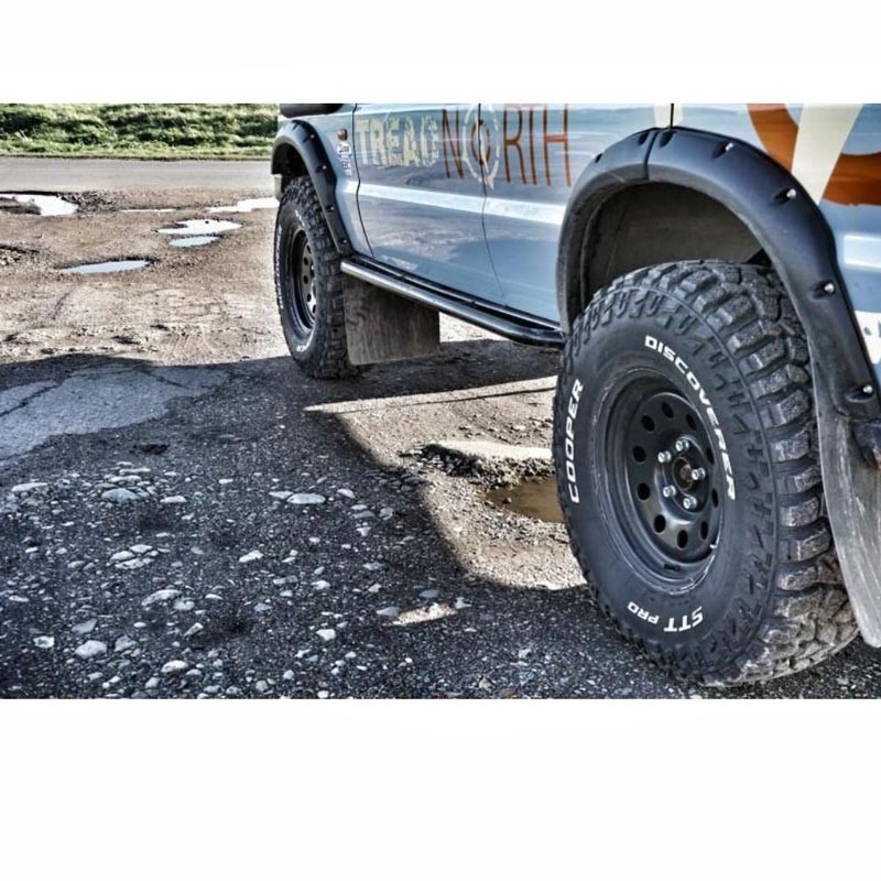 Jante acier noire modular 16x8" - Disco2 & P38