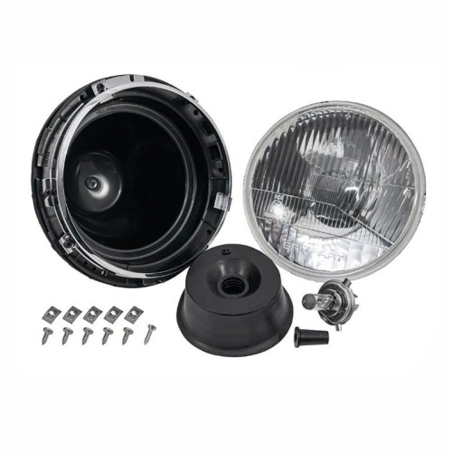 Halogen headlight unit assembly