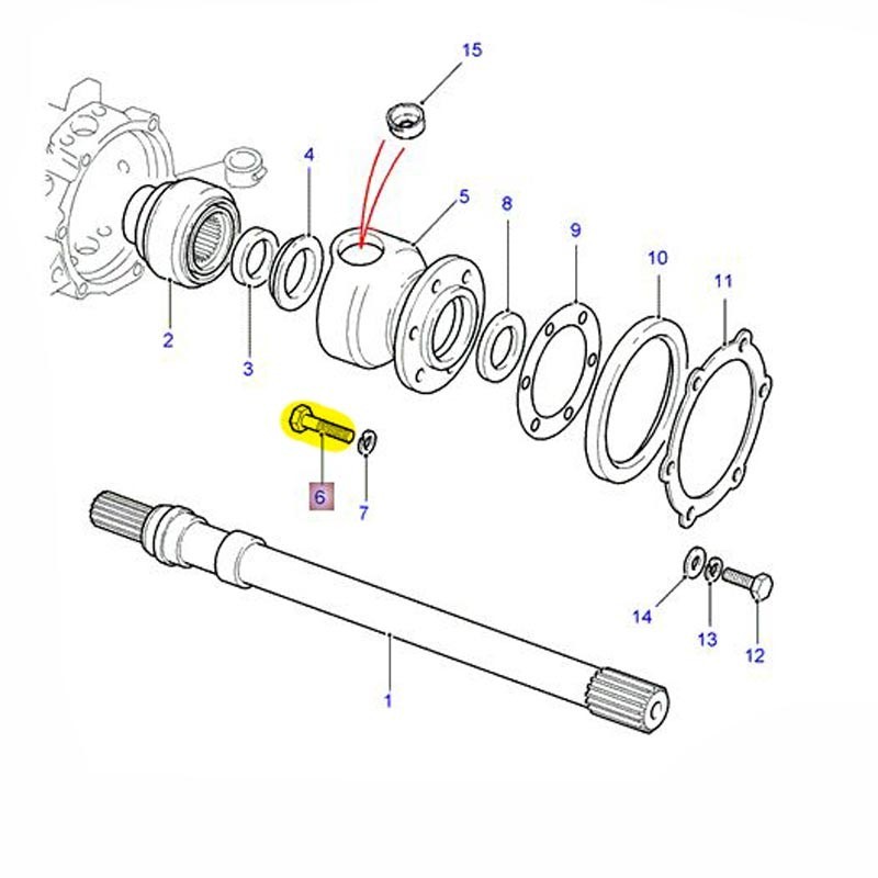 Vis fixation de sphère
