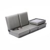 Standard front seat set - grey elephant