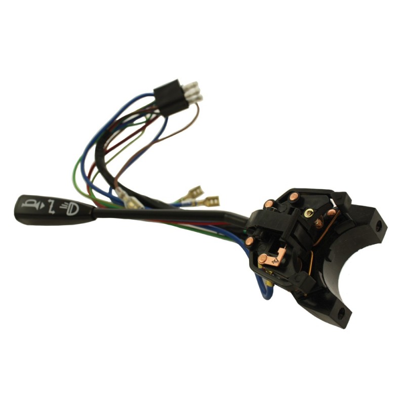 Headlamp, flasher, horn, switch stalk assembly