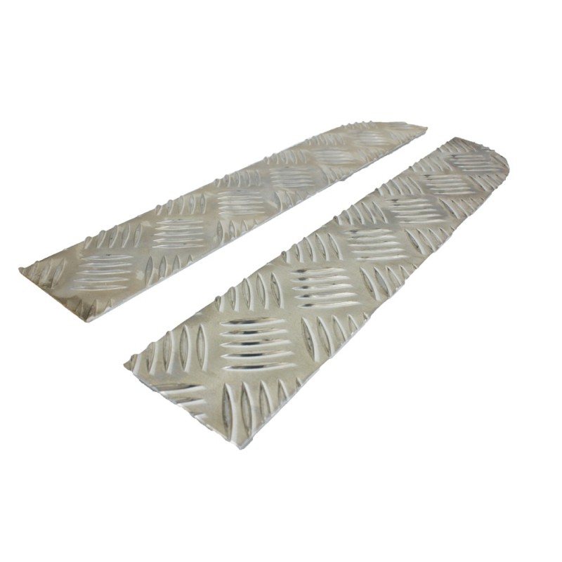 Finitions dessus de pare-choc - aluminium