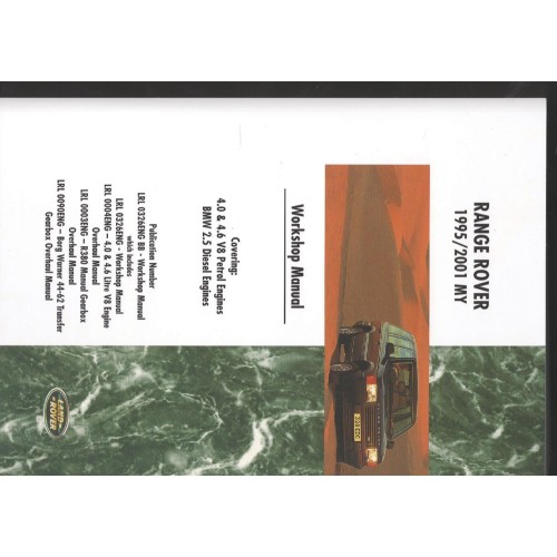 Manuel d'atelier Range Rover P38