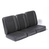 Deluxe front seat set black vinyl