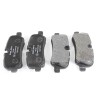 Rear brake pad set