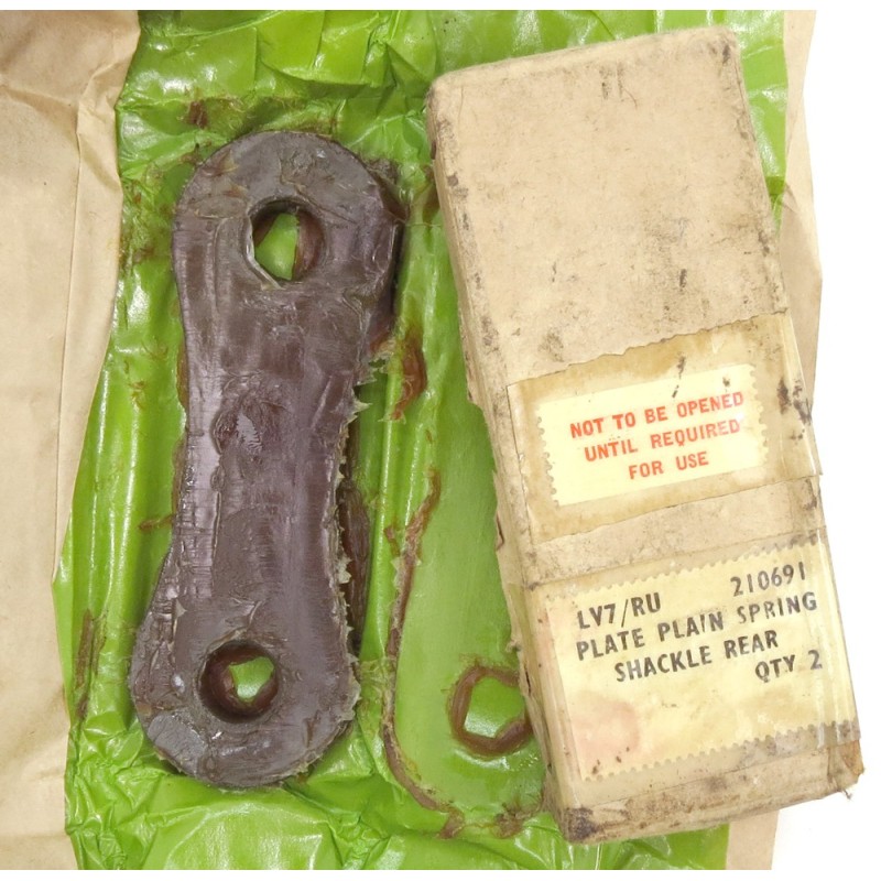 Shackle plate plain for rear springs