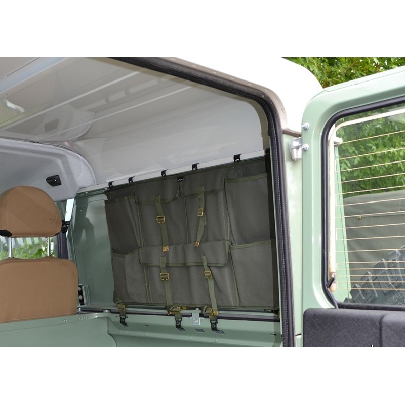 Canvas side storage bag