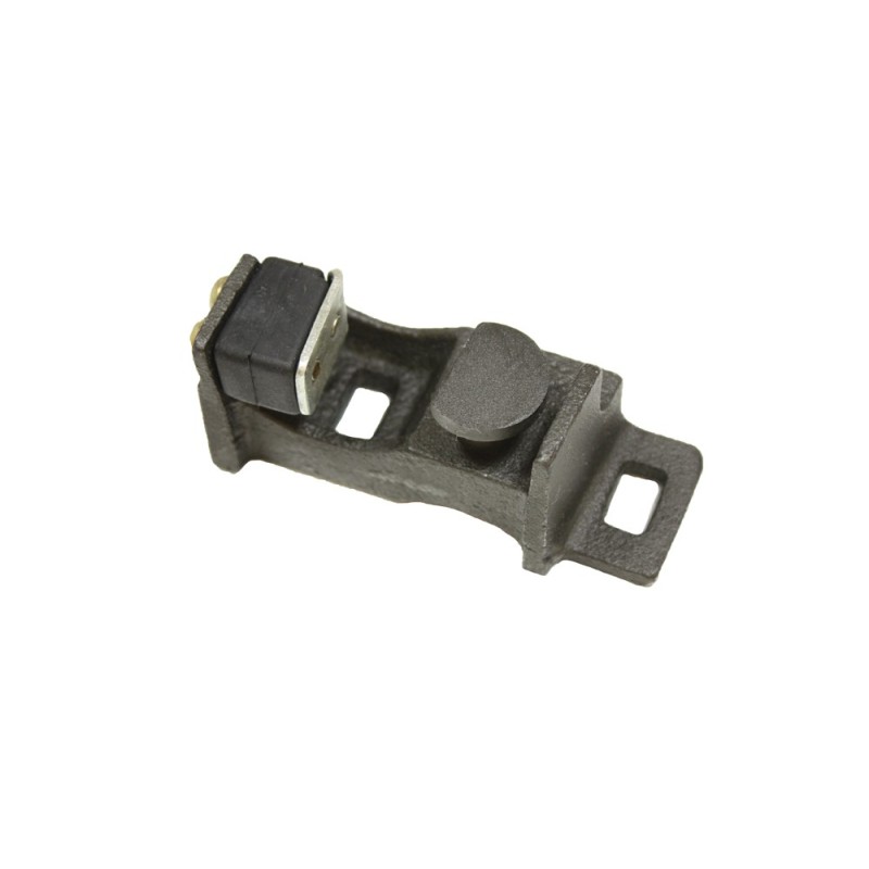 Anti burst type door striker plate LH