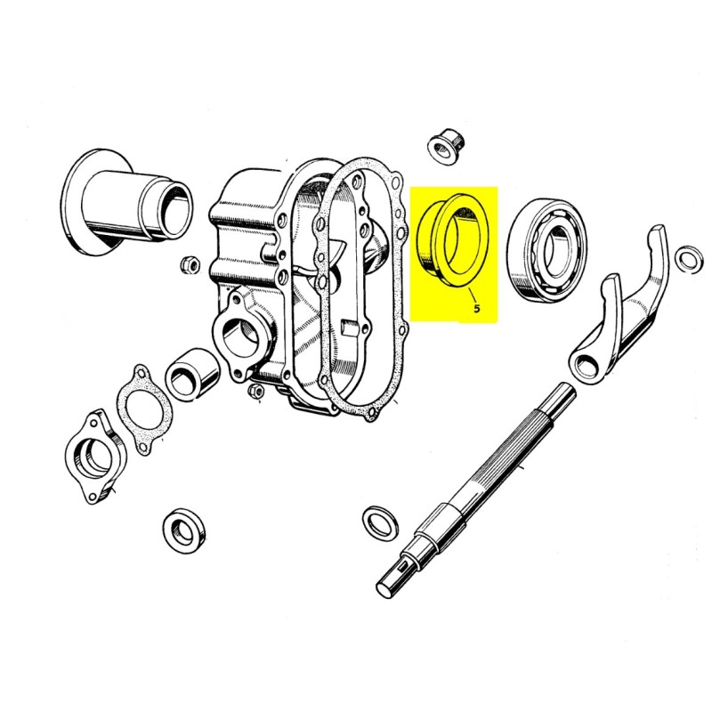 Bush for withdrawal race sleeve 1949-71