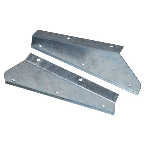 Galvanised front mudflap brackets - pair