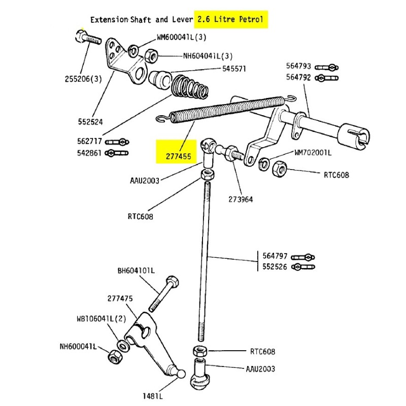 Ressort de rappel pédale d'accélérateur