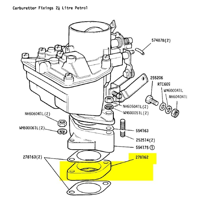 Carburettor spacer Zentih