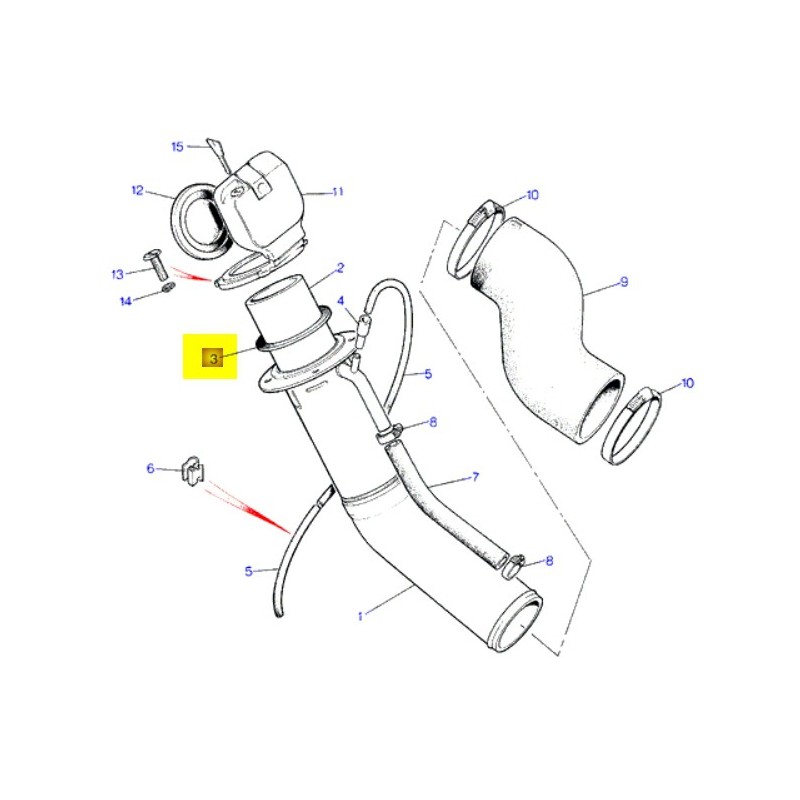Fuel filler rubber seal