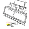 Hinge bolt windscreen Serie 3